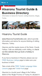 Mobile Screenshot of hisaronutouristguide.com